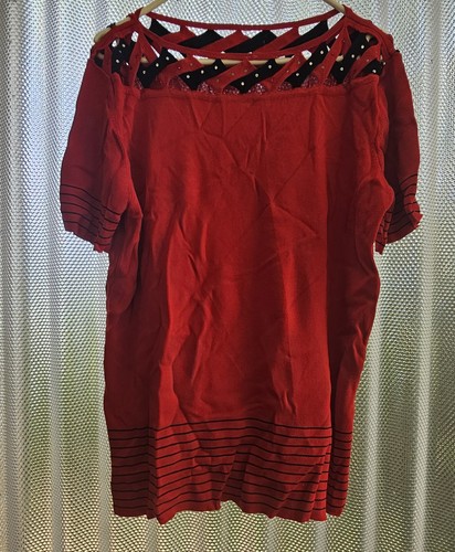 Rotes damen shirt mit - damen,