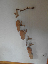 Windspiel aus gebrannten Ton, Keramik.