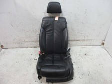 Sitz vorne links Leder Schwarz