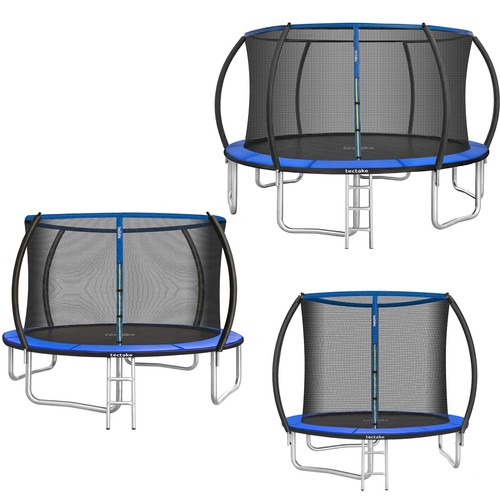 Trampolin mit sicherheitsnetz - trampolin,