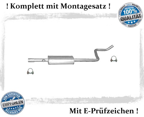 Mittelschalldämpfer für