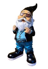 Gartenzwerg Rocker Dekofigur