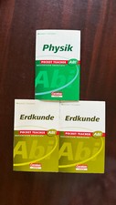 Set von 3 Pocket Teacher ABI Büchern - Physik & Erdkunde - Cornelsen Verlag