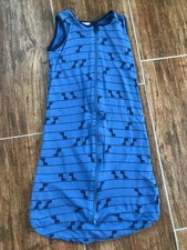 Baby Schlafsack Bio Baumwolle Strampelsack Dino Junge Gr. 90