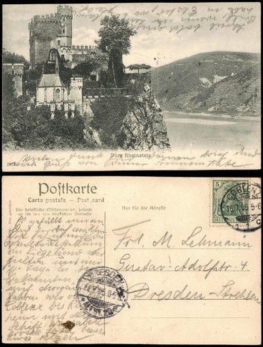 Ansichtskarte bingen rhein - am,