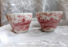 2x Zuckerschale, Myott Royal Mail, Fine Staffordshire Ware, Purpur, Top Zustand