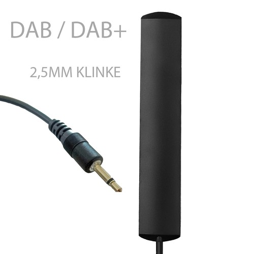 Dab antenne adapter - antenne, 2,5mm