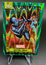 Topps Marvel Chrome # Union Jack # 125 # Green Wave Parallel /99 ?