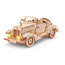 3D Holz Puzzle Auto mit LED