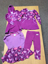 Babauba Set Fairy 86/92 Mädchen Kleid, Leggings Lila 