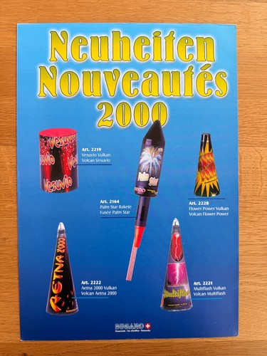 Alter bugano feuerwerk flyer - bugano,