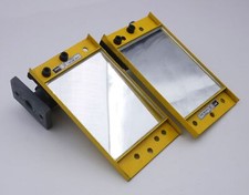 2 x SICK PSK1 1005229/9819 + Halterung Umlenkspiegel für Sender -used-