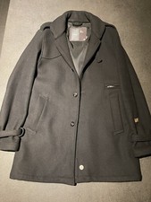 G Star Mantel L Schwarz Garber Trench Wolle