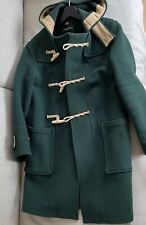 Men Duffle Coat Green