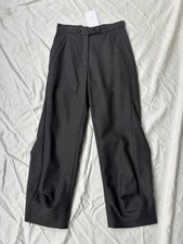 Gesine Moritz Hose Wolle Flanell Anthrazit Grau Gr.36, neu, Designermodell