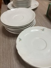  Untertasse Seltmann Weiden Helena  Weiss oder mit Blümchen