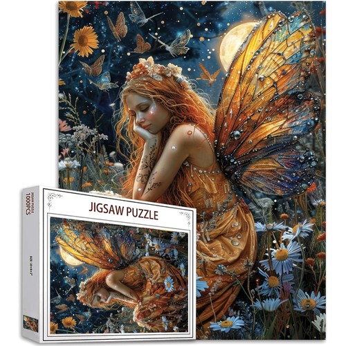 Puzzle schmetterlingsfee 1000 - schmetterlingsfee,