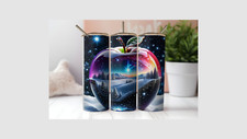 Thermobecher  Tumbler  Becher to go  20 oz  " Apfel Landschaft... "