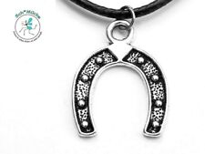 Halskette Hufeisen Pferd Retro Amulett Talisman Glück Glücksbringer Geschenkidee