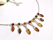 Bernstein Collier Silber 925