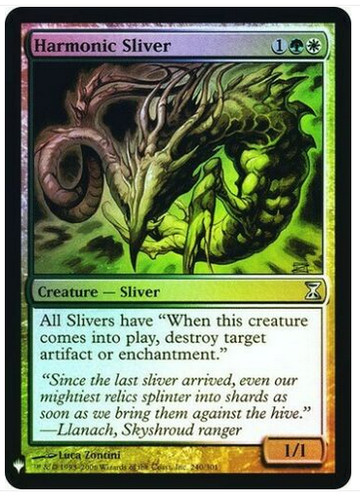 Mtg magic harmonic sliver - magic,