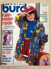 BURDA Special Kleinkindermode, 1992 Gr. 92-122, incl Anleitungen & Schnittbögen