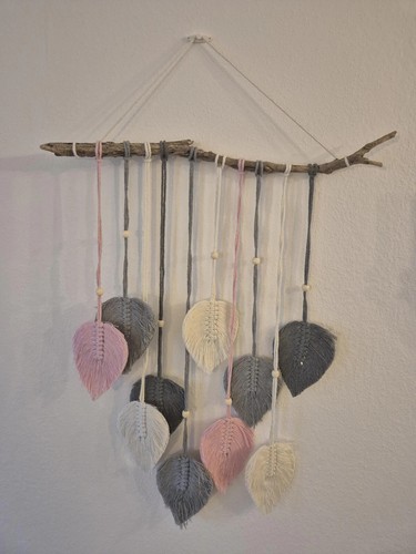 Makramee wandbehang boho - makramee,