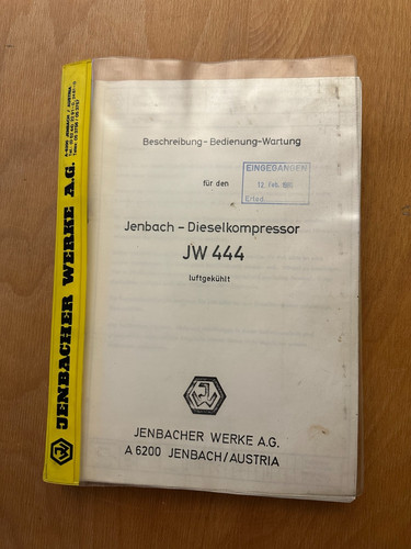Jenbacher dieselkompressor - jenbacher, jw