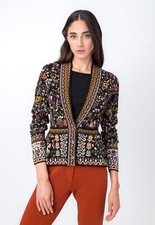 IVKO - V-Neck Jacket Floral