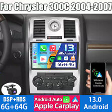 6+64G Android 13 Autoradio CarPlay GPS Navi BT für Chrysler 300 300C 2005-2010