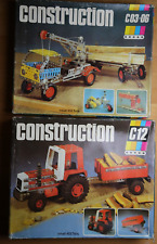 Construction C03+06 und C12 Metallbaukasten DDR Spielzeug