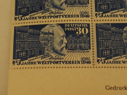 Jahre weltpostverein 19 - 75,
