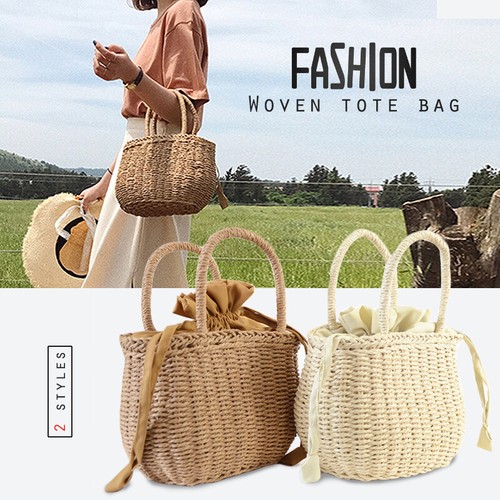 Damen stroh gewoben taschen - damen,