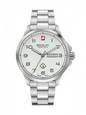 Swiss Military Hanowa SMWGH2100302 Puma Herrenuhr 45mm Edelstahl Silberfarben