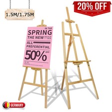 Staffeleien groß Staffelei holz stafelei 175CM 150CM Kiefer Standstaffelei NEU