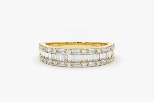 Nordlicht goldring baguette - nordlicht,
