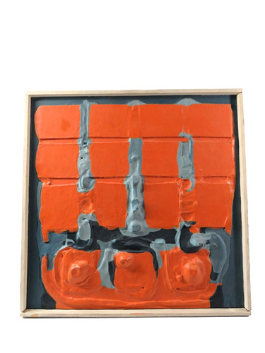 Abstraktes kunstwerk gemälde - kunstwerk,