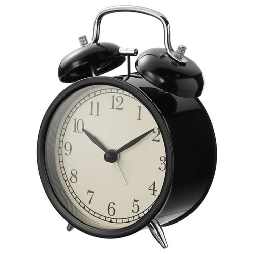 Schwarzer wecker leise - schwarzer,