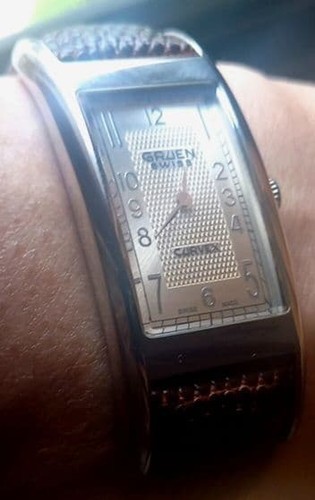 Gruen curvex uhr mit gebogenem - uhr,