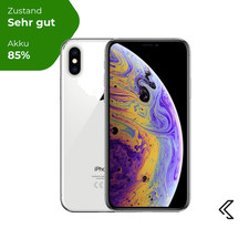 Apple iPhone XS 512GB Silber, Sehr gut - Refurbished, 24 Monate Garantie