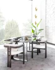 Luxus Esszimmer Glas Design
