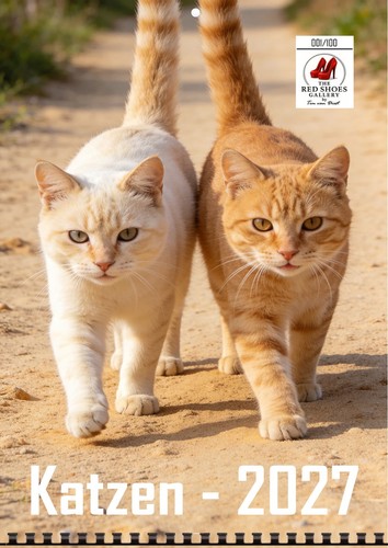 Katzen foto kalender 2027 - katzen-foto-kalender,
