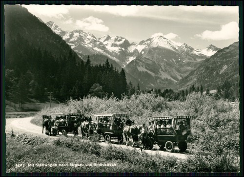 Foto mit fuhrwerk gespann - -,