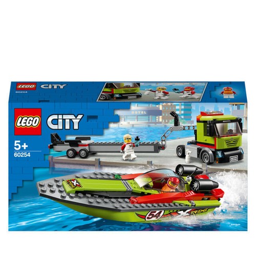 Lego city 60254 rennboot - city,