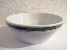 DDR, originale MITROPA-Suppenschüssel, grüner Rand "Rationell-Design", Colditz !