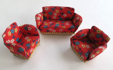 3 tlg. VINTAGE LUNDBY SOFA