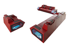 Elegante Sofagarnitur aus