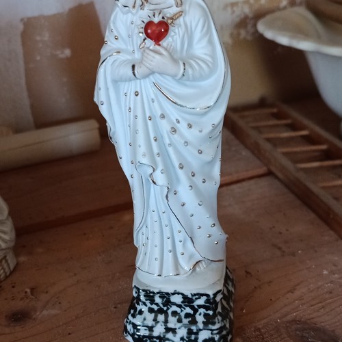 Porzellanfigur heilige madonna - porzellanfigur,