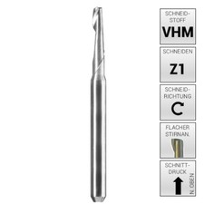 VHM Fräser | Z1 | Ø 0,3 -