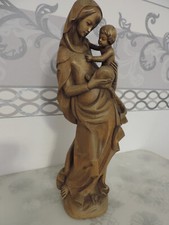 Große Holzfigur Heilige Maria